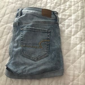 American Eagle Light Wash Jean shorts